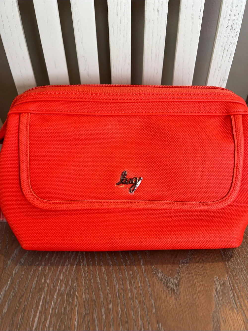 Via Travel/Toiletry Case RARE PAPAYA - Picture 2 of 10